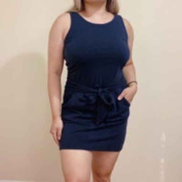 ✨Theory Belt Tie Tank Dress✨ - Picture 4 of 5